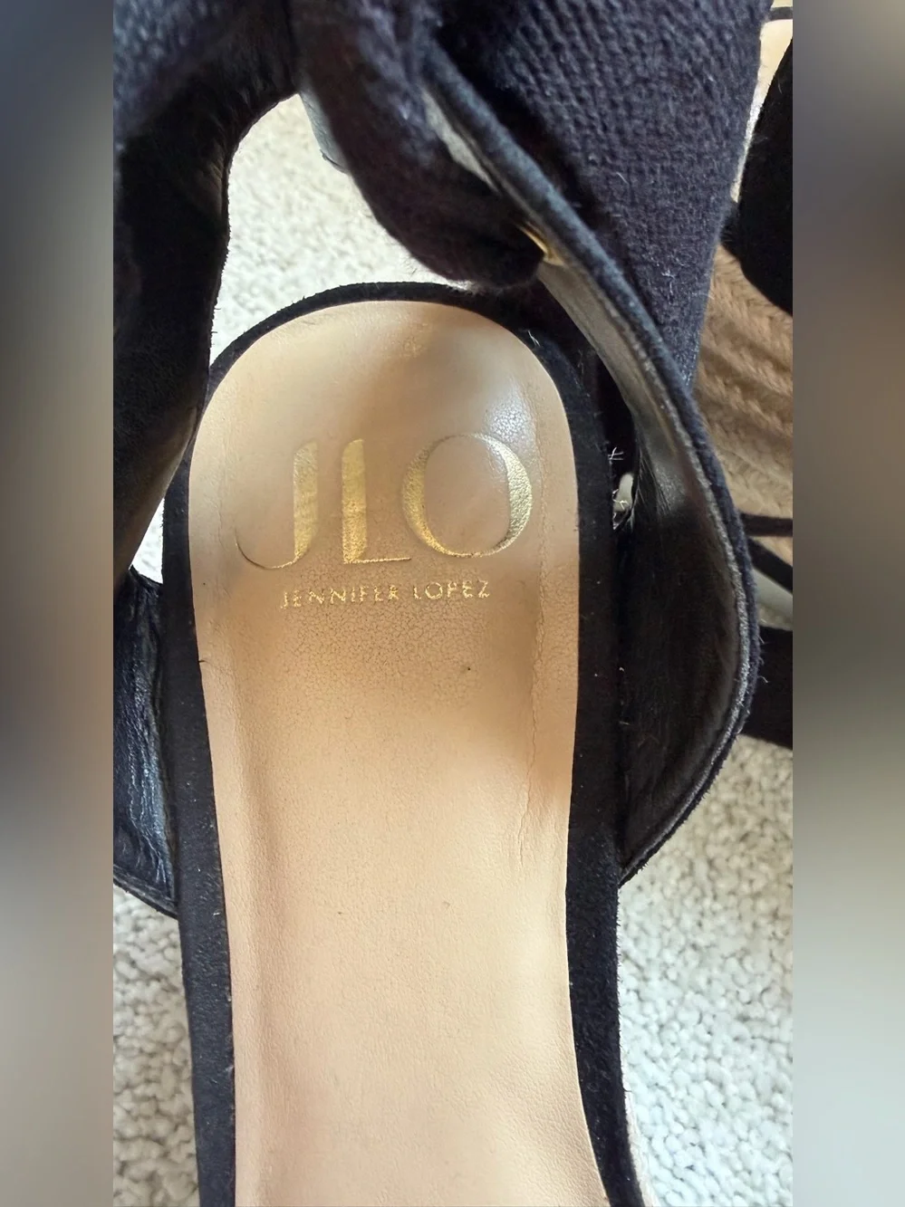 JLO Jennifer Lopez Jalina espadrille wedges